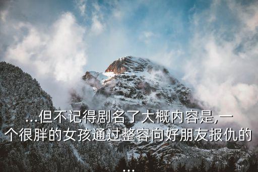 卡通胖女生蜕变,爱的奇迹妙子减肥成美女