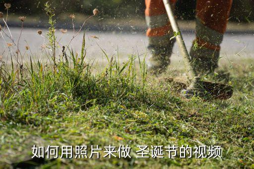 如何用照片来做 圣诞节的视频