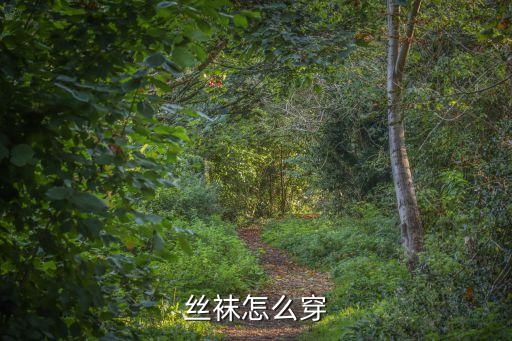 长腿丝袜怎么穿，丝袜怎么穿