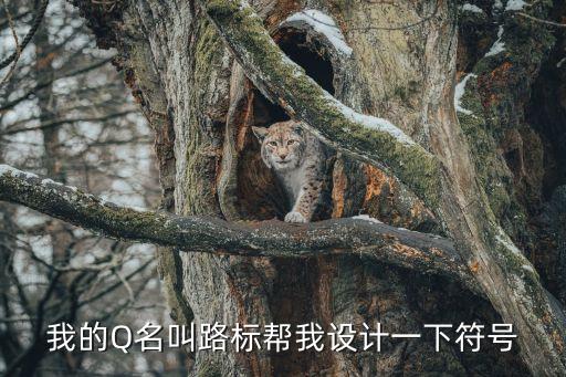 我的Q名叫路标帮我设计一下符号