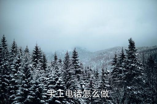怎么样制作手工电话，手工电话怎么做