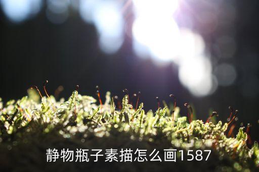 怎么画瓶子素描图片，静物瓶子素描怎么画1587
