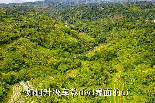 车载导航怎么改ui，如何升级车载dvd界面的ui