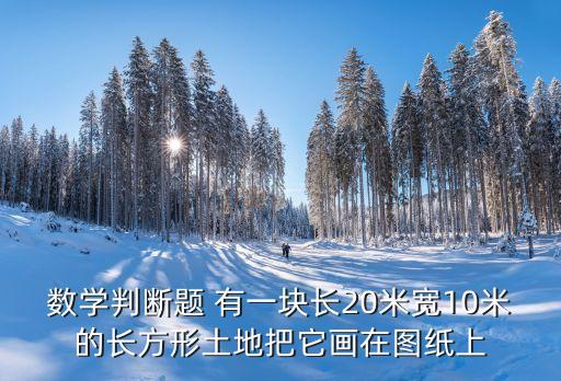 土地图纸怎么画，土地面积20000平方米 11000尺寸画图纸外面的框长和宽应该是多少啊