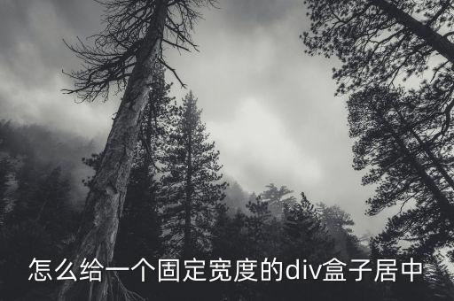 怎么让div盒子居中，怎么将div盒子放在网页中间