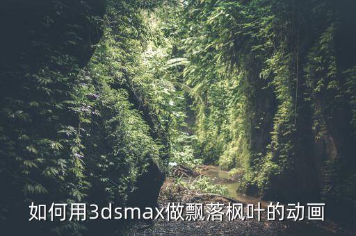 飘落的枫叶怎么画，如何用3dsmax做飘落枫叶的动画
