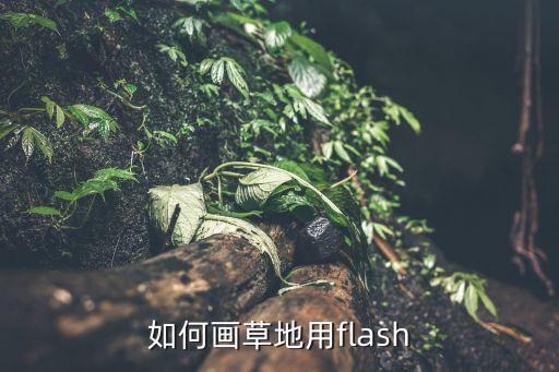 flash草原怎么画，如何画草地用flash